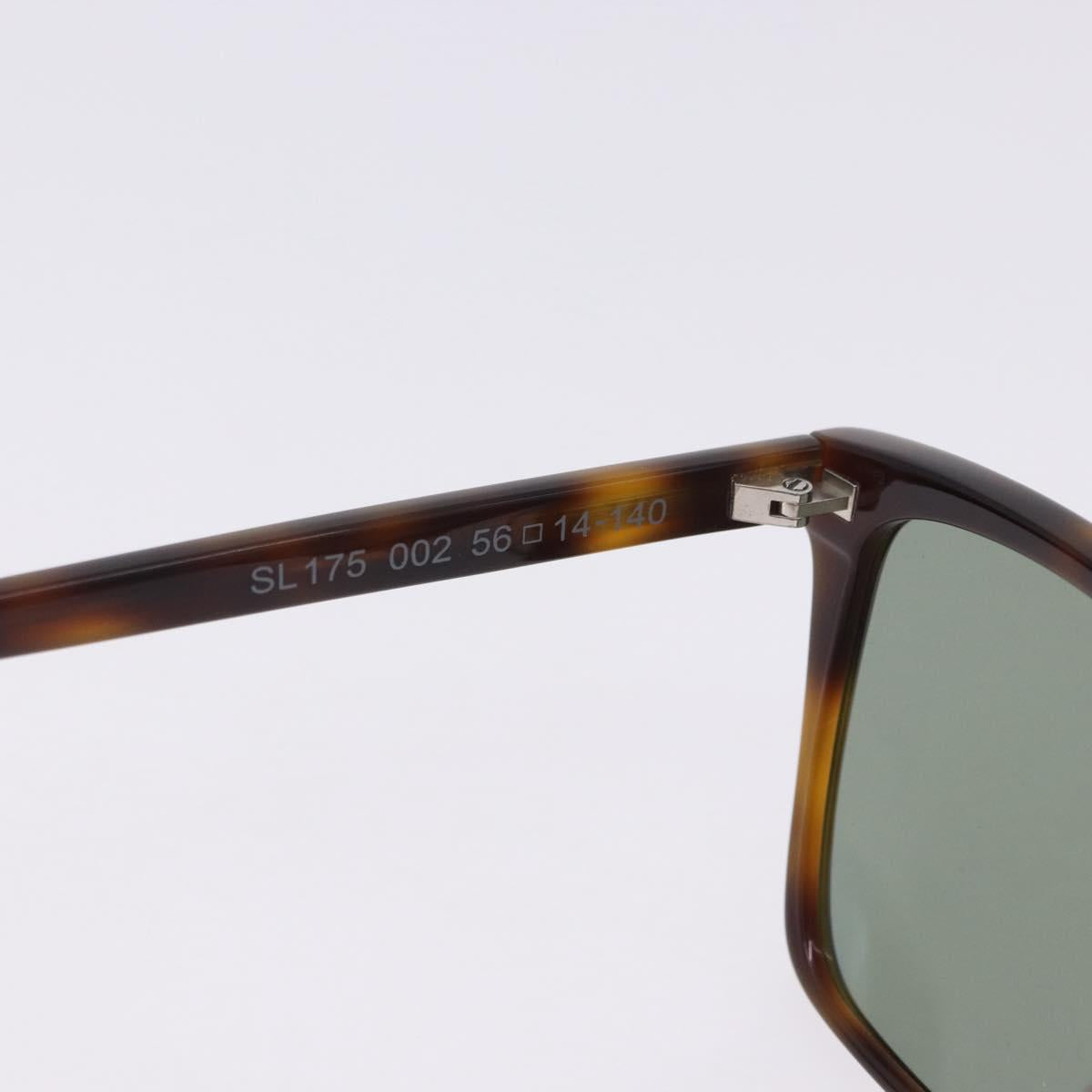 SAINT LAURENT Sunglasses Plastic 2 Set Brown Black Auth BA15438