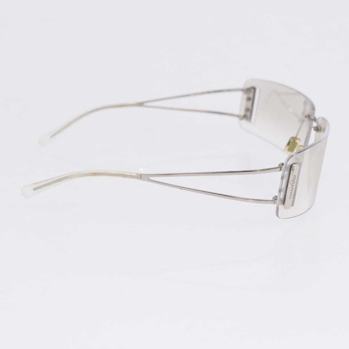 Christian Dior MIUMIU PRADA Sunglasses Plastic 3 Set Black Silver Auth BA15439
