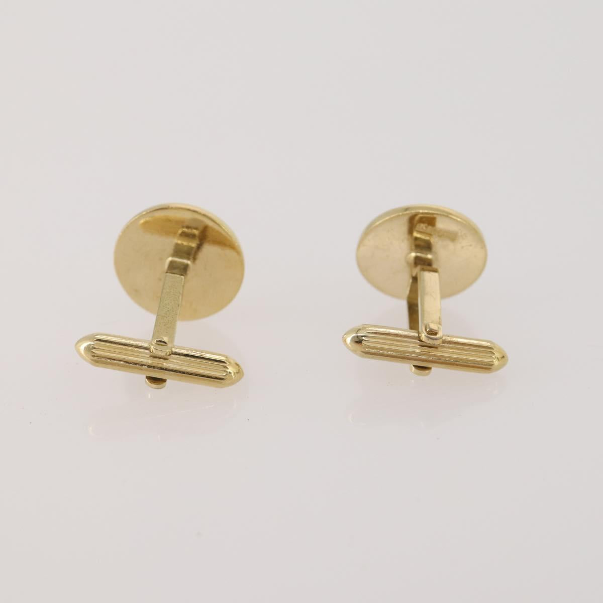 SAINT LAURENT dunhill Cuffs Tie Pin Metal 4 Set Gold Tone Silver Auth BA15443