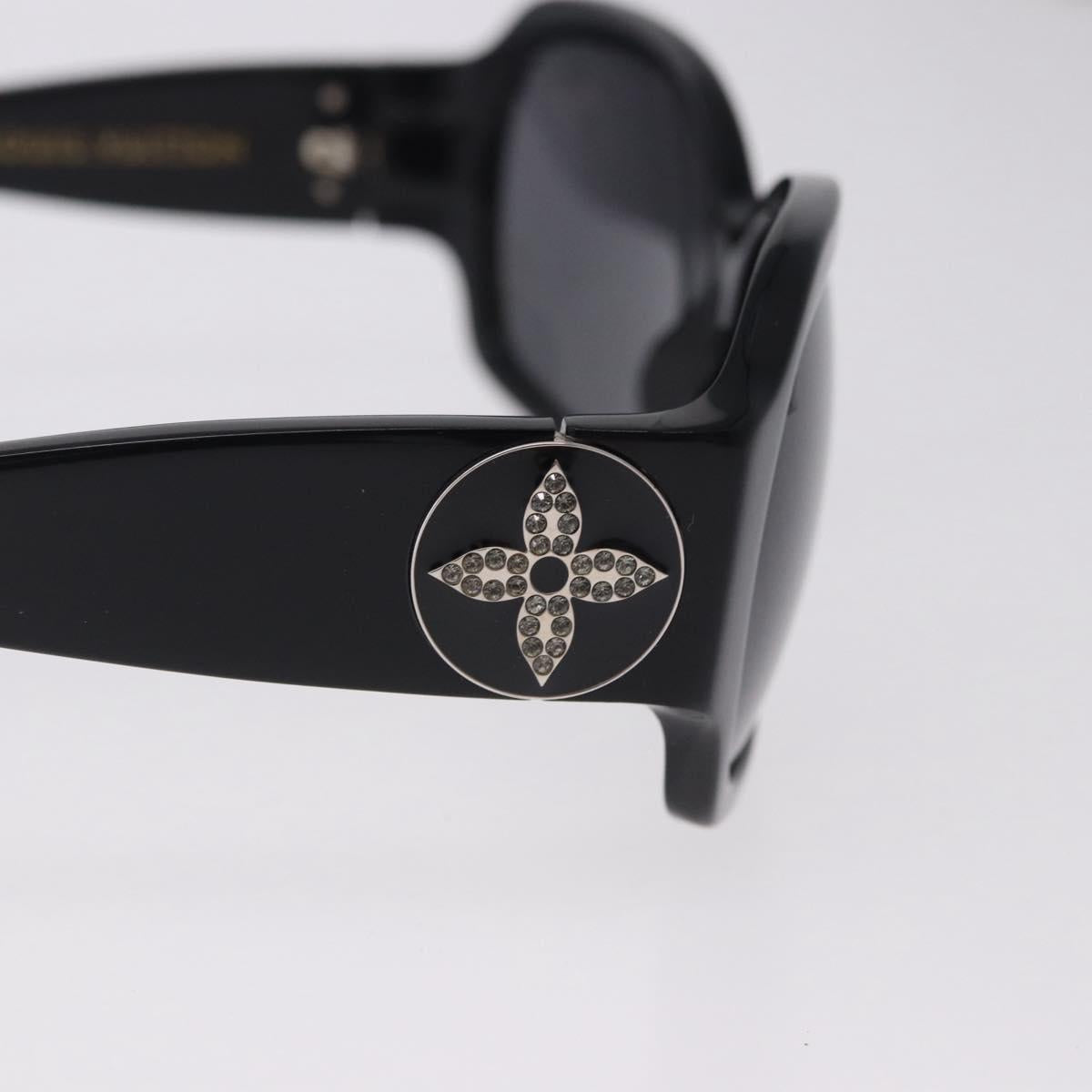 LOUIS VUITTON Ursula Strauss Sunglasses Plastic Black Z0145E LV Auth BA15451V