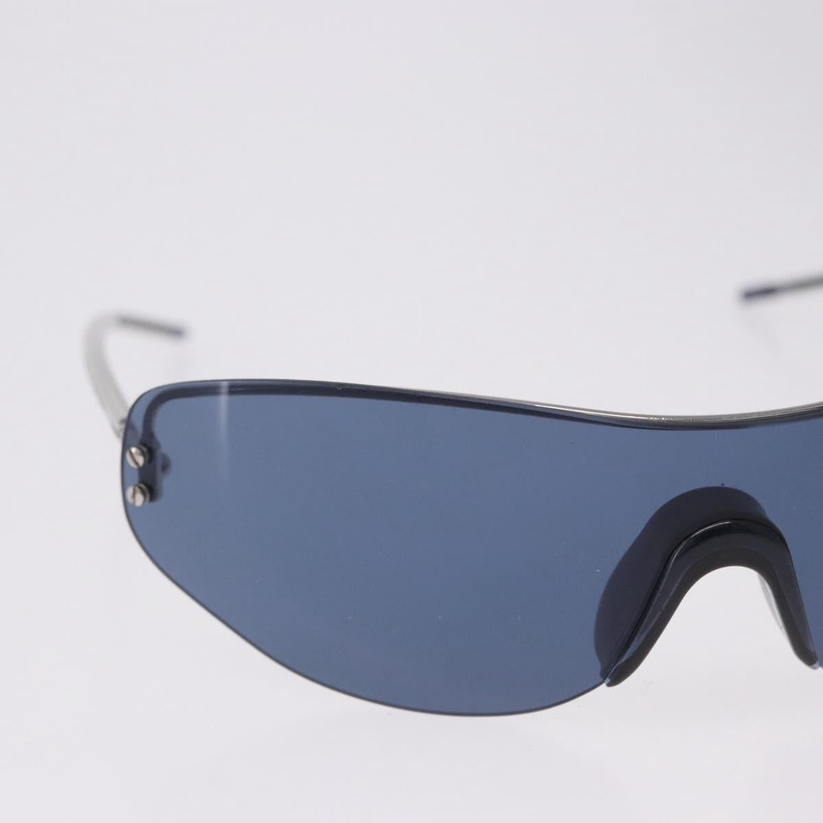 LOUIS VUITTON LV Cup 2000 Sunglasses Metal Blue Silver LV Auth BA15455V