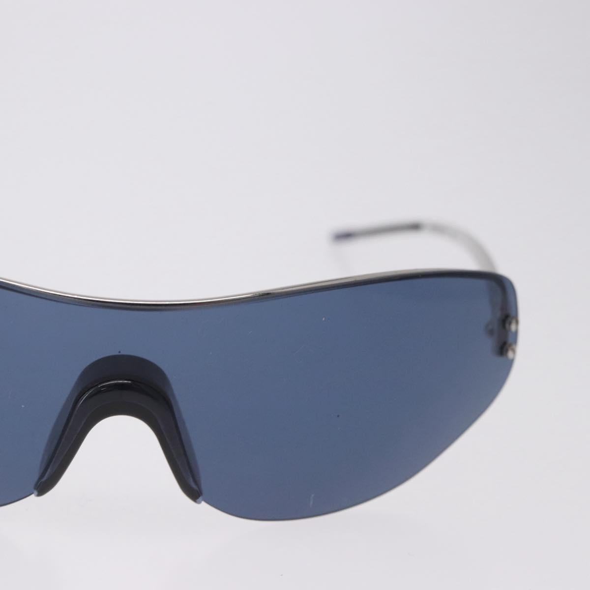 LOUIS VUITTON LV Cup 2000 Sunglasses Metal Blue Silver LV Auth BA15455V