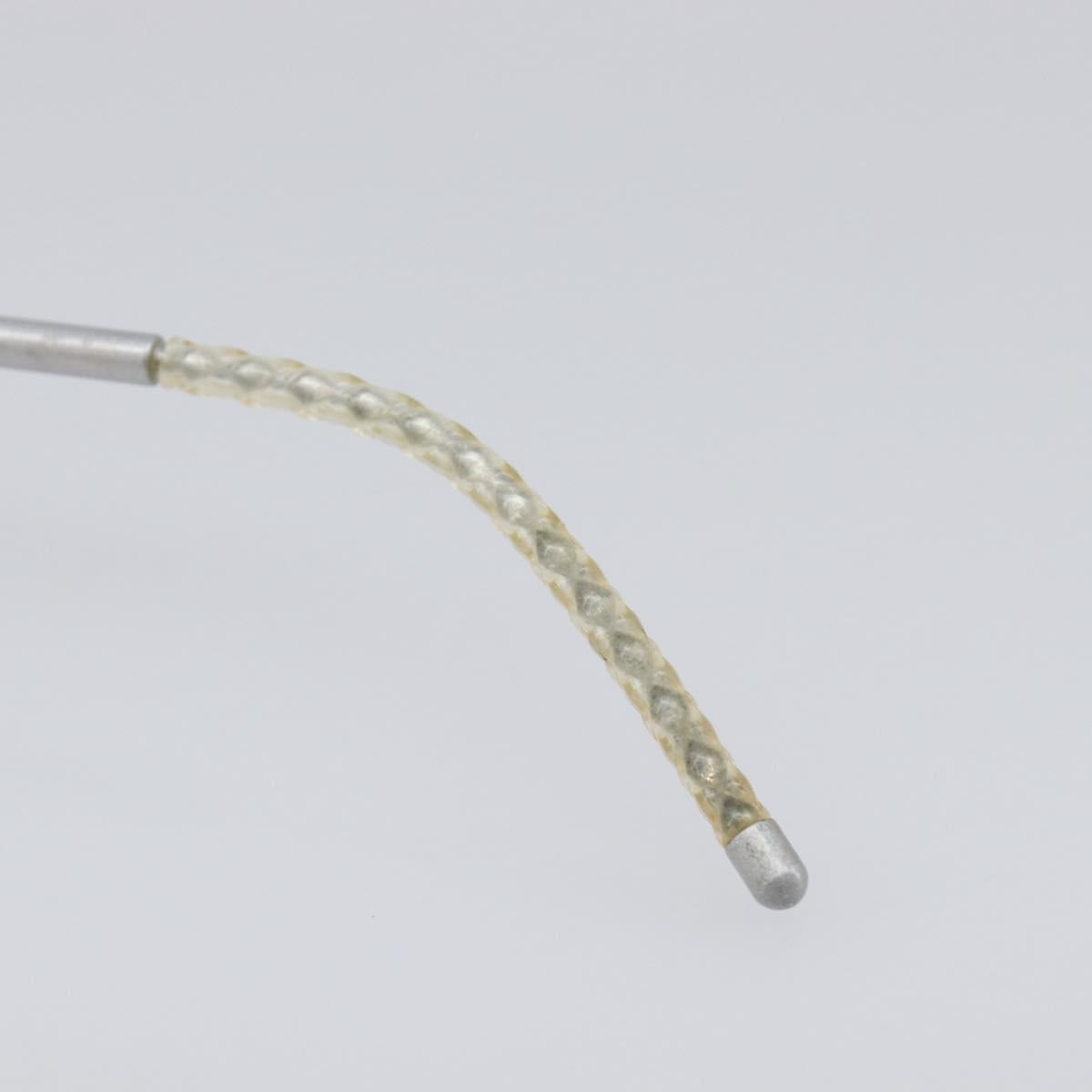 CHANEL Rimless Sunglasses Metal Silver CC Auth BA15458