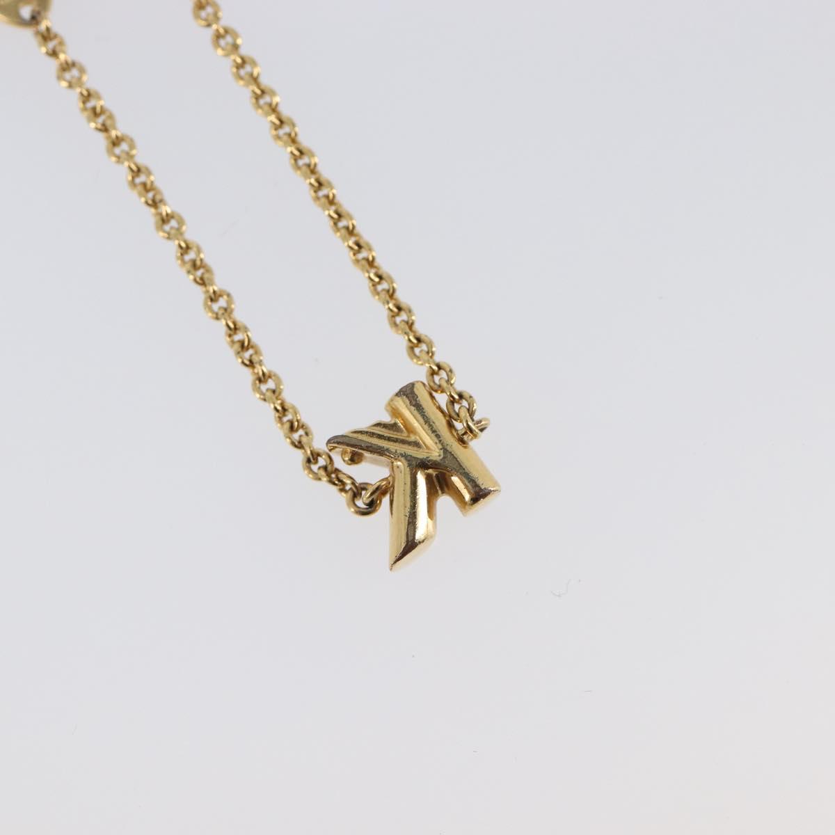 LOUIS VUITTON LV&ME K GP Bracelet Metal Gold Tone M67168 LV Auth BA15461V