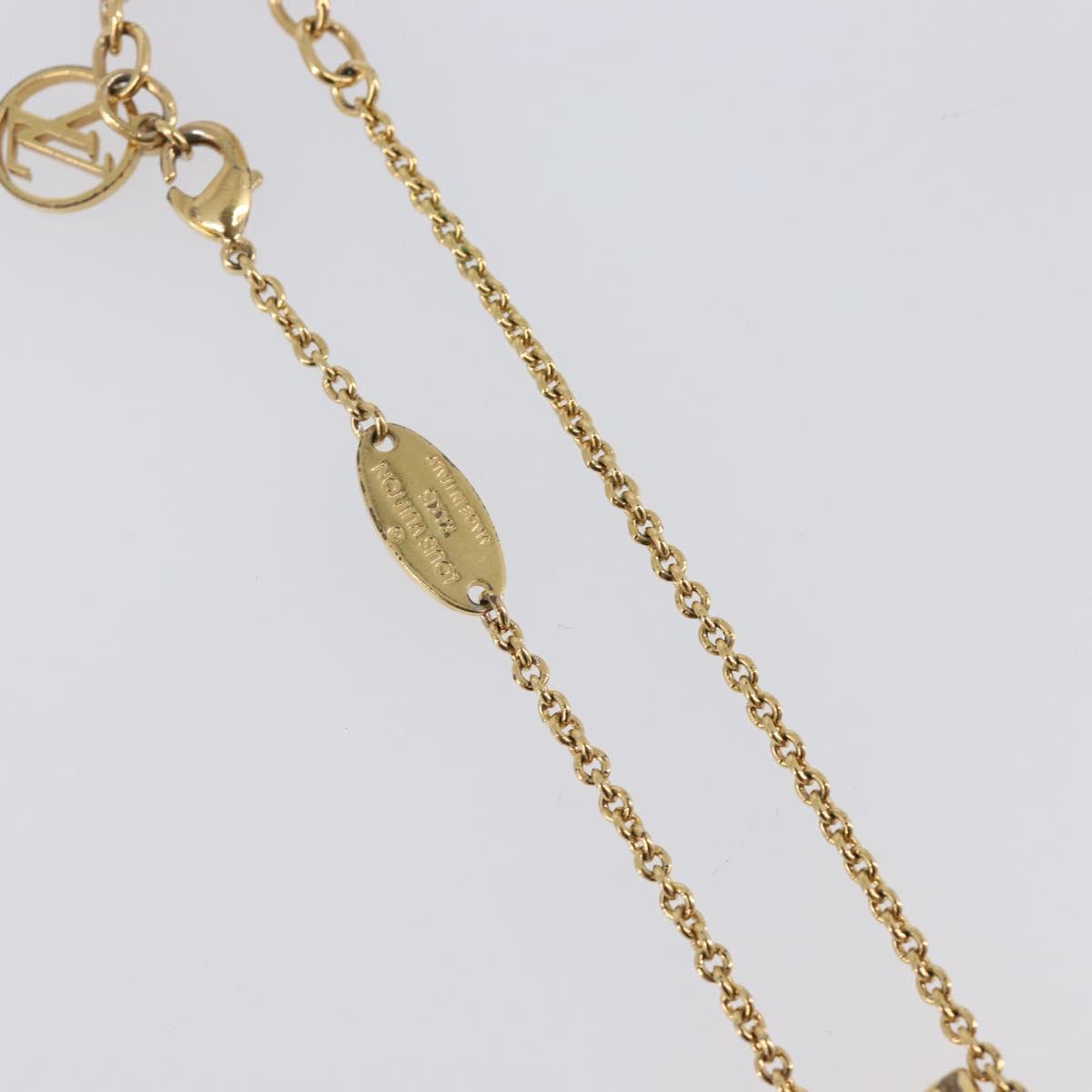LOUIS VUITTON LV&ME K GP Bracelet Metal Gold Tone M67168 LV Auth BA15461V