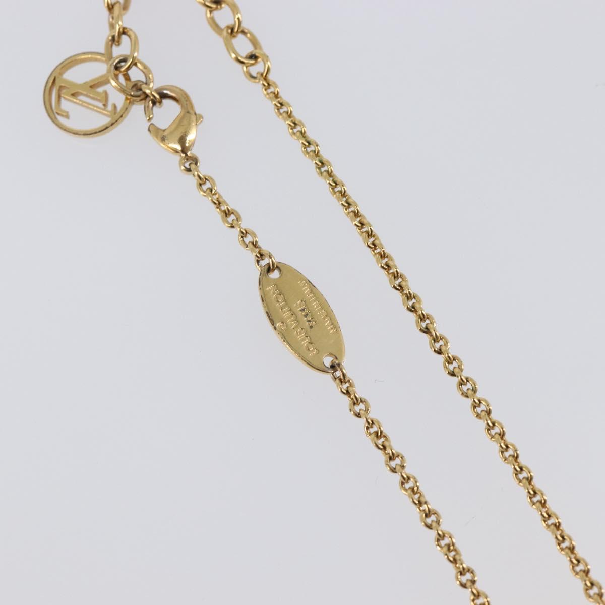 LOUIS VUITTON LV&ME K GP Bracelet Metal Gold Tone M67168 LV Auth BA15461V