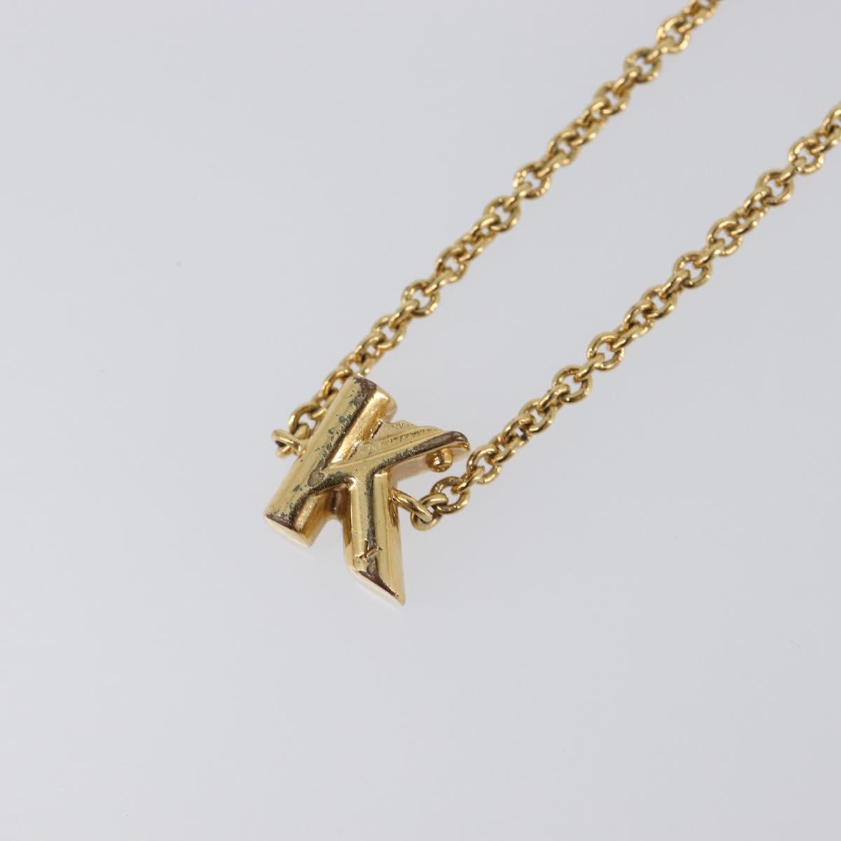LOUIS VUITTON LV&ME K GP Bracelet Metal Gold Tone M67168 LV Auth BA15461V