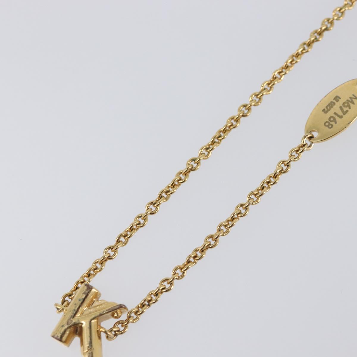 LOUIS VUITTON LV&ME K GP Bracelet Metal Gold Tone M67168 LV Auth BA15461V