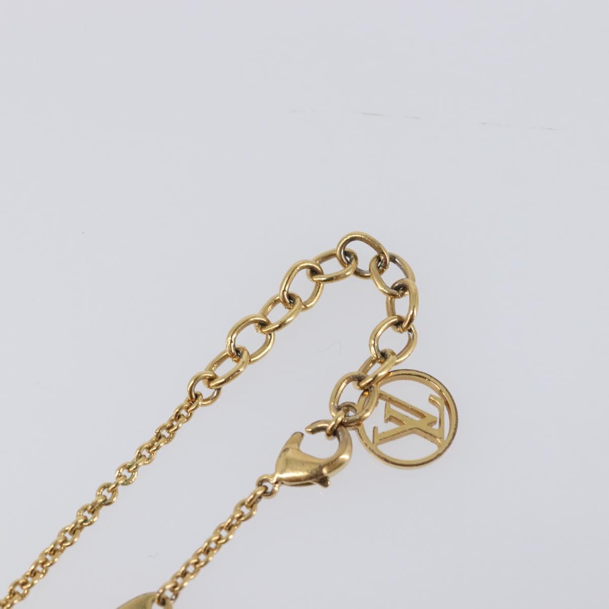 LOUIS VUITTON LV&ME K GP Bracelet Metal Gold Tone M67168 LV Auth BA15461V