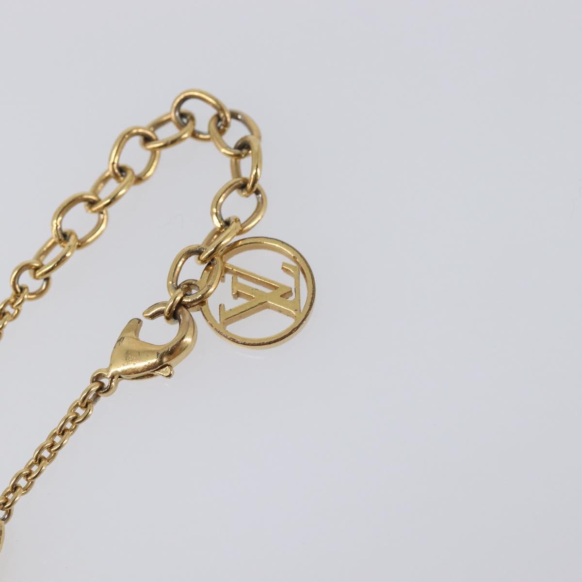 LOUIS VUITTON LV&ME K GP Bracelet Metal Gold Tone M67168 LV Auth BA15461V