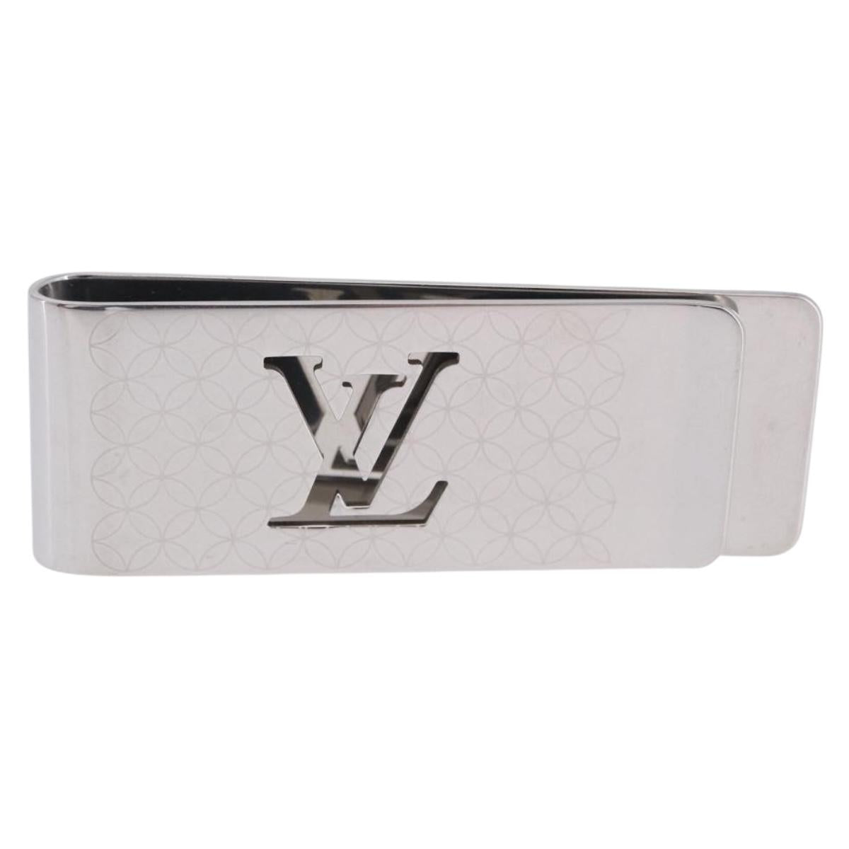 LOUIS VUITTON Bill Clip Champs Elysées Money Clip Metal M65041 LV Auth BA15464M