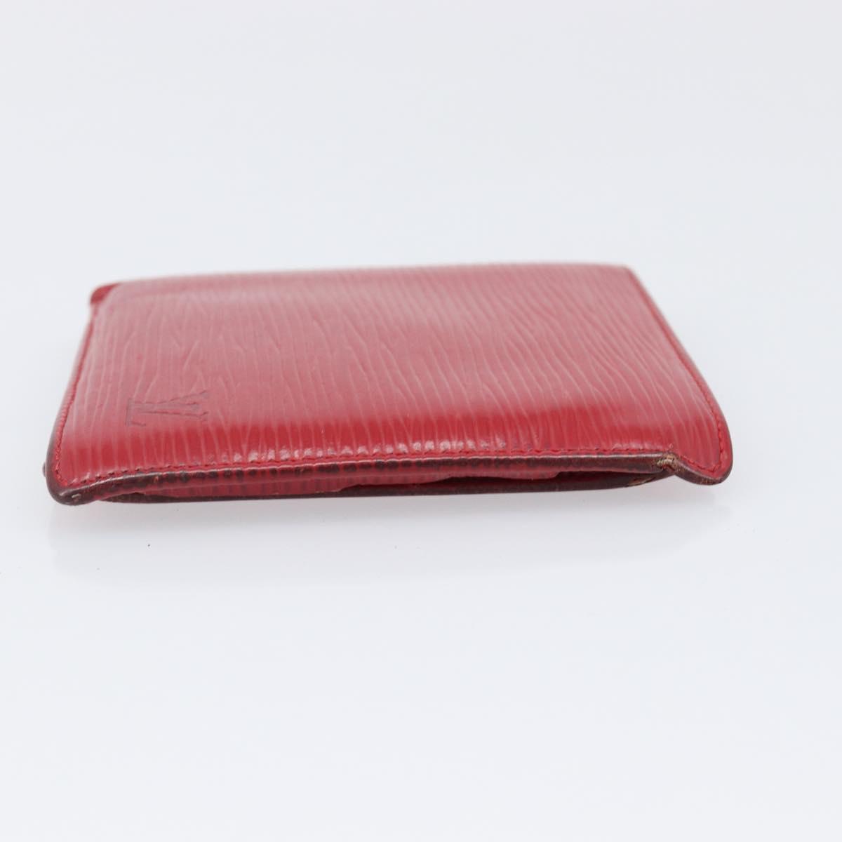 LOUIS VUITTON Epi Wallet 5 Set Red Black Blue LV Auth BA15467