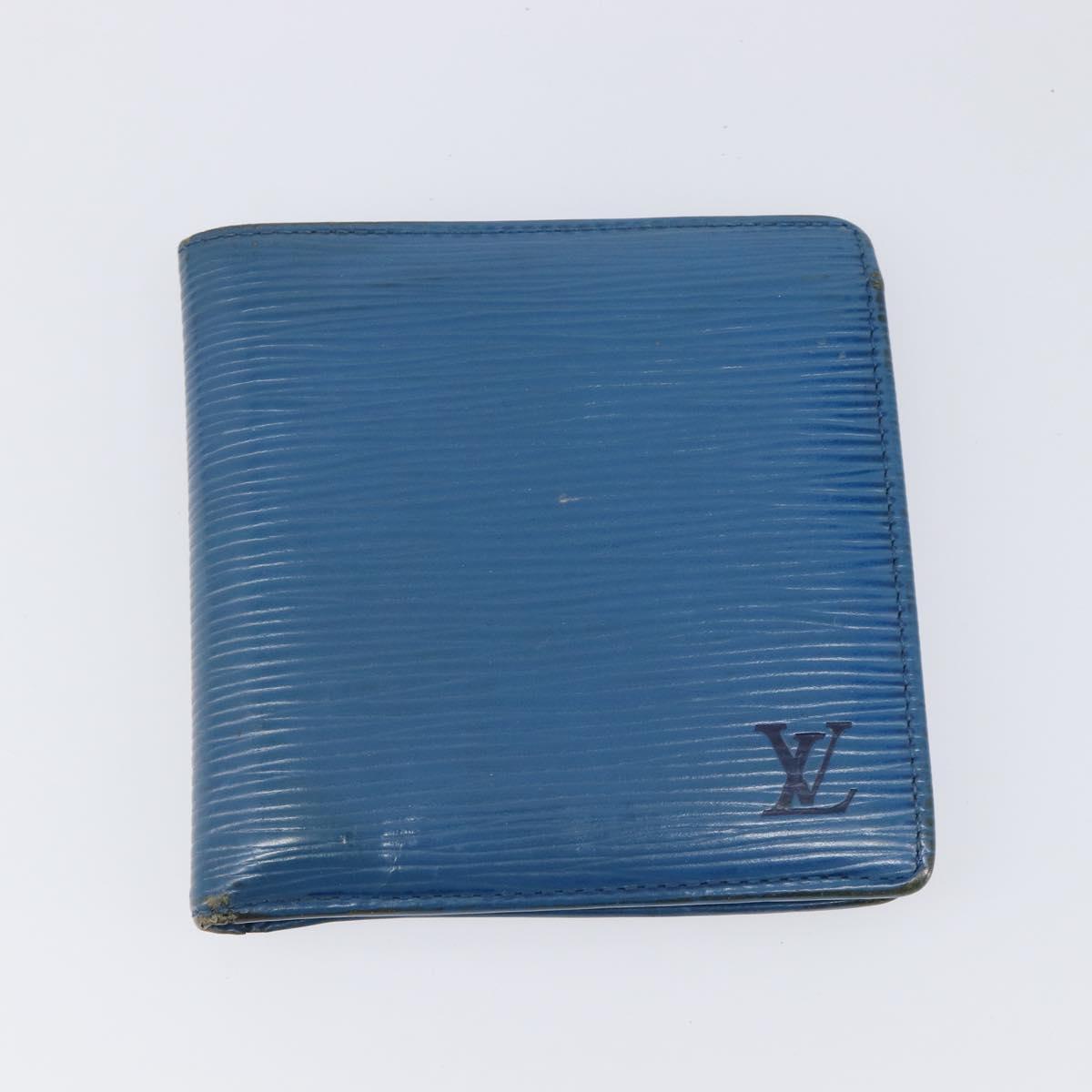 LOUIS VUITTON Epi Wallet 5 Set Red Blue Yellow LV Auth BA15468