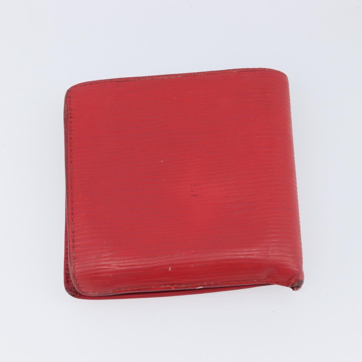 LOUIS VUITTON Epi Wallet 5 Set Red Blue Yellow LV Auth BA15468