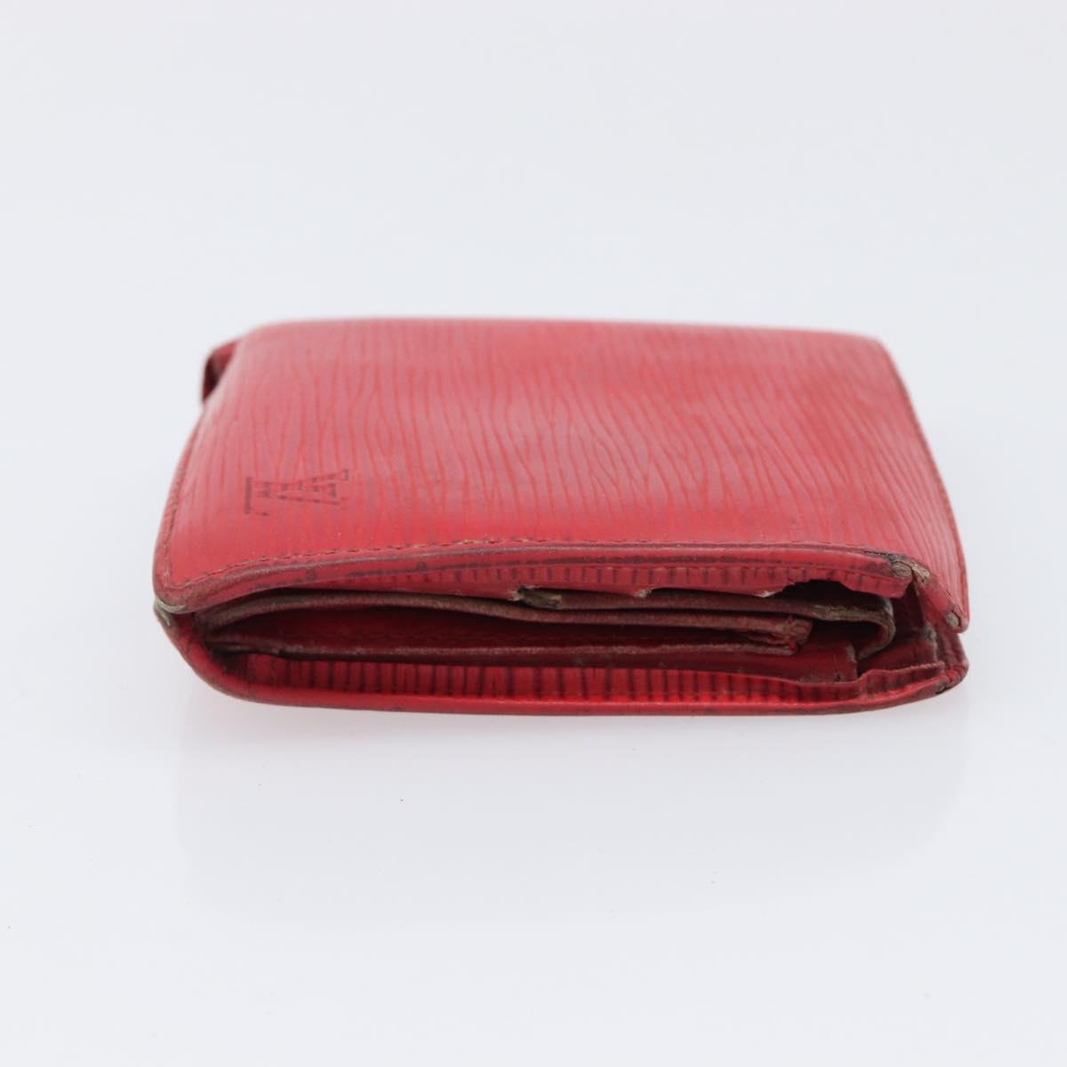 LOUIS VUITTON Epi Wallet 5 Set Red Blue Yellow LV Auth BA15468