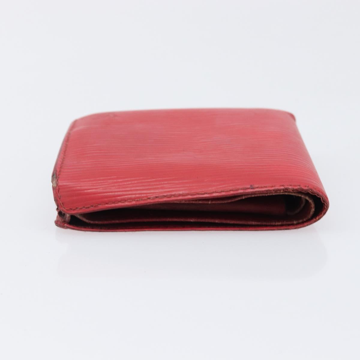 LOUIS VUITTON Epi Wallet 5 Set Red Blue Yellow LV Auth BA15468