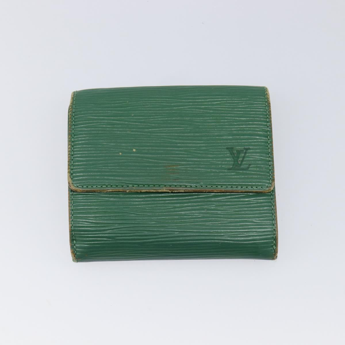 LOUIS VUITTON Epi Wallet 5 Set Red Green Blue LV Auth BA15469