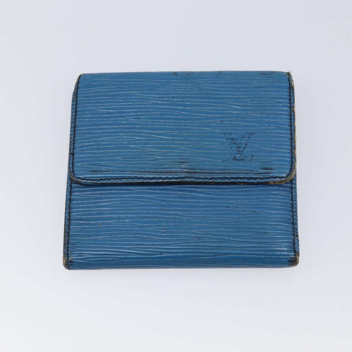 LOUIS VUITTON Epi Wallet 5 Set Red Green Blue LV Auth BA15469