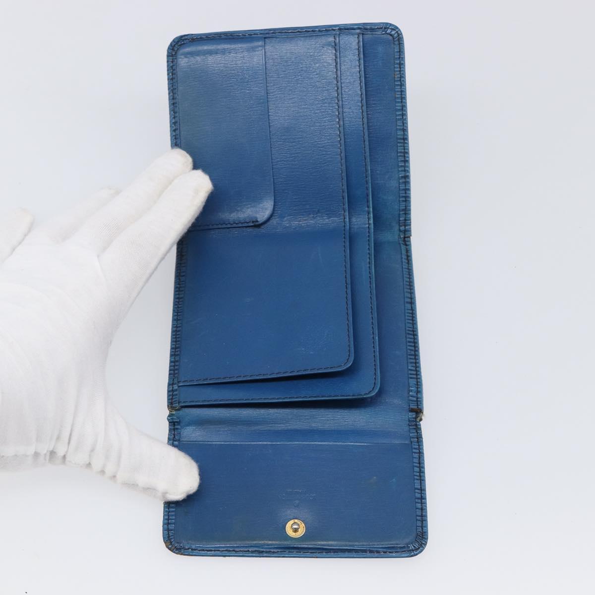 LOUIS VUITTON Epi Wallet 5 Set Red Green Blue LV Auth BA15469