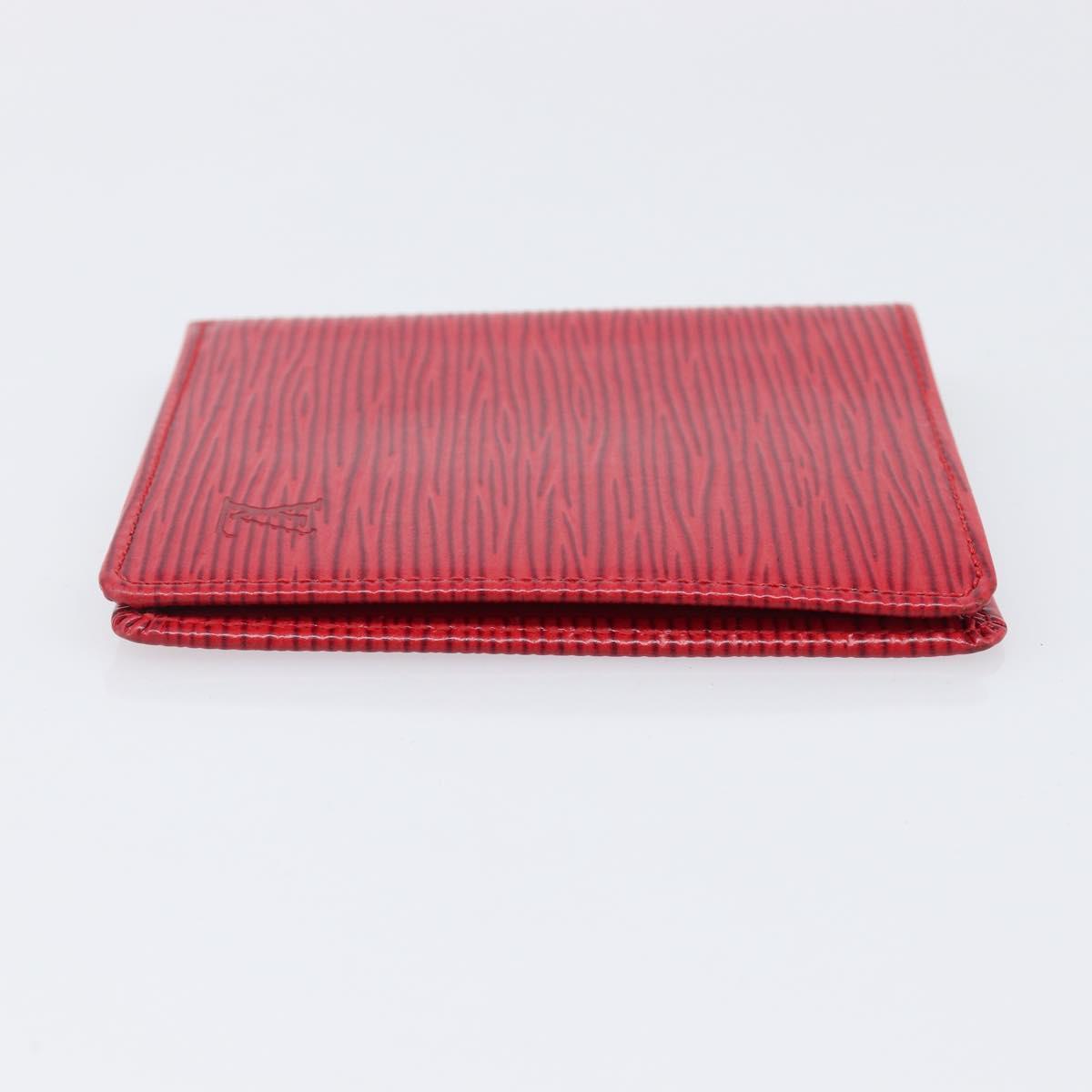 LOUIS VUITTON Epi 5 Set Wallet Red Yellow Green LV Auth BA15470