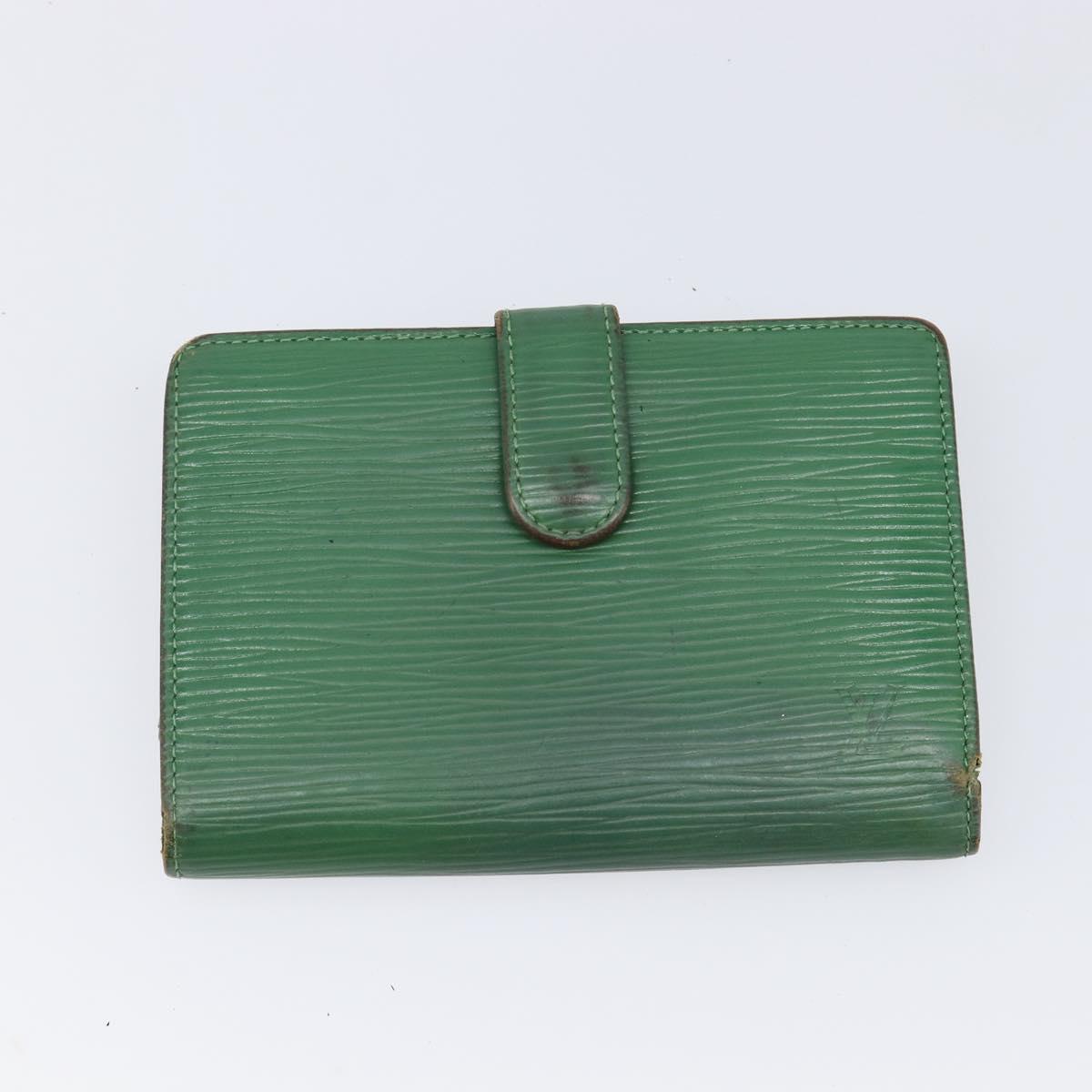 LOUIS VUITTON Epi 5 Set Wallet Red Yellow Green LV Auth BA15470