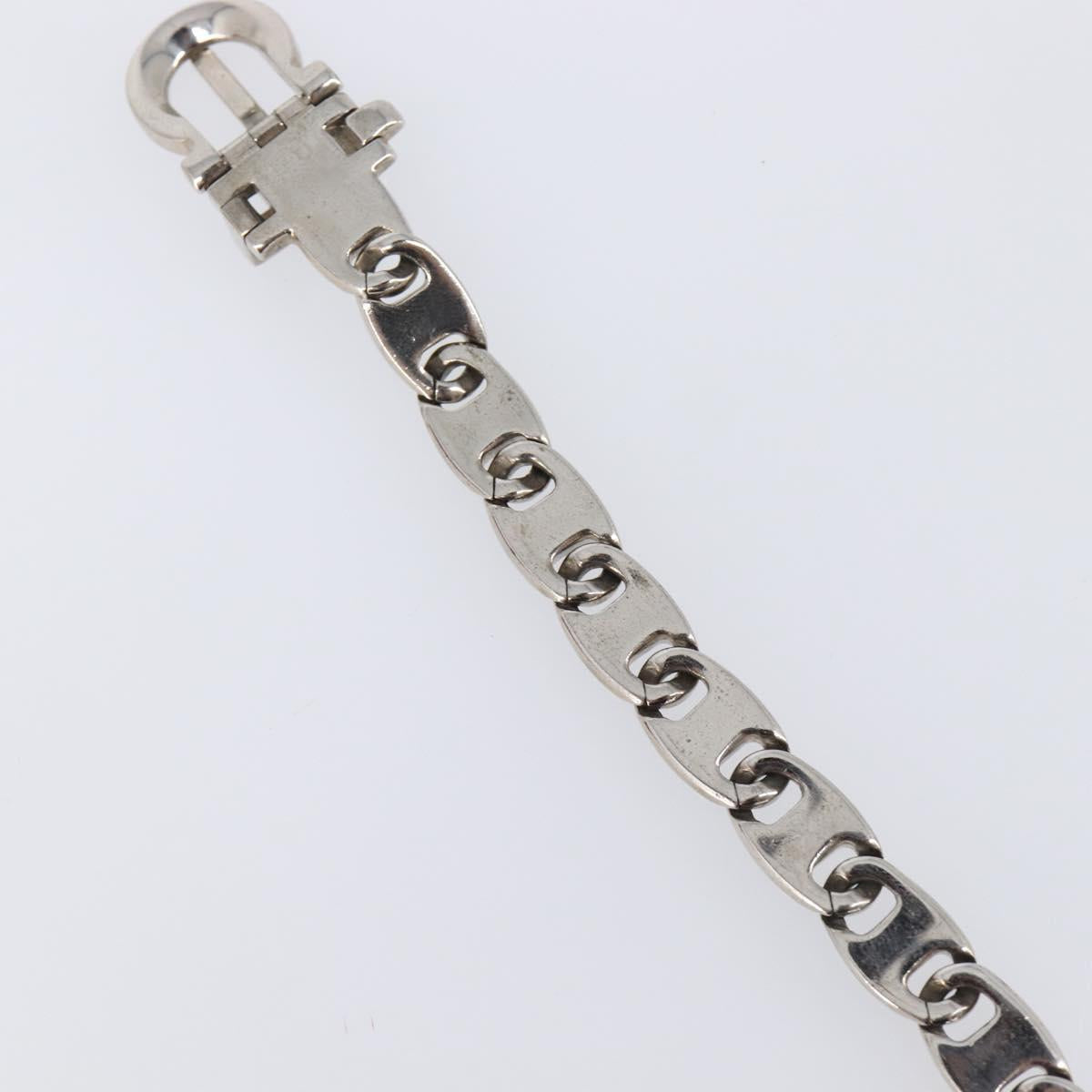Salvatore Ferragamo Bracelet Metal Silver Auth BA15472A
