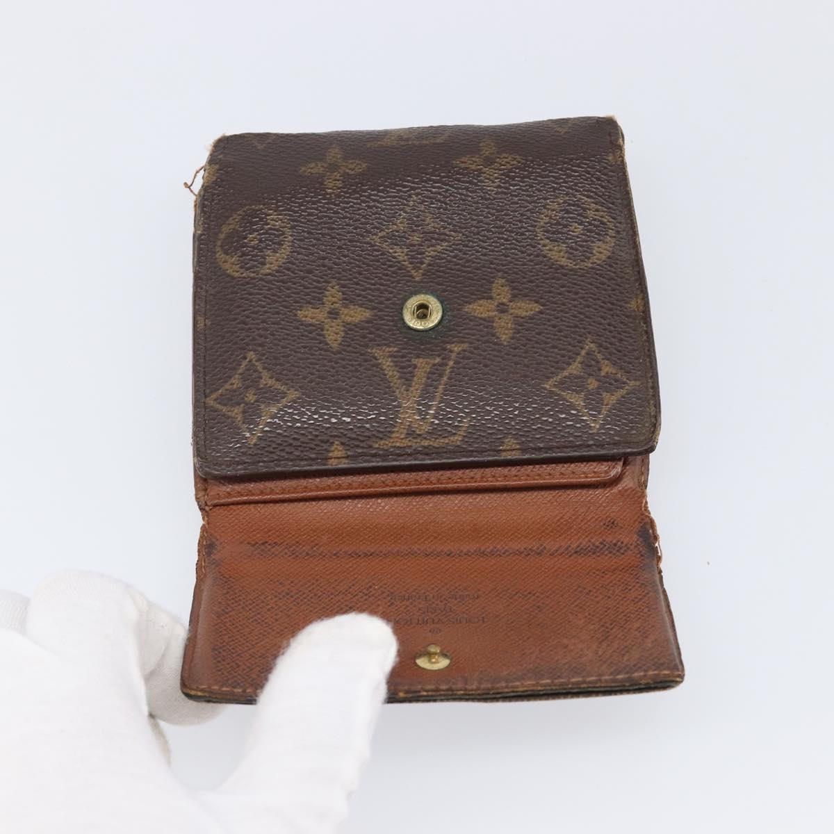 LOUIS VUITTON Monogram Wallet 5 Set LV Auth BA15478