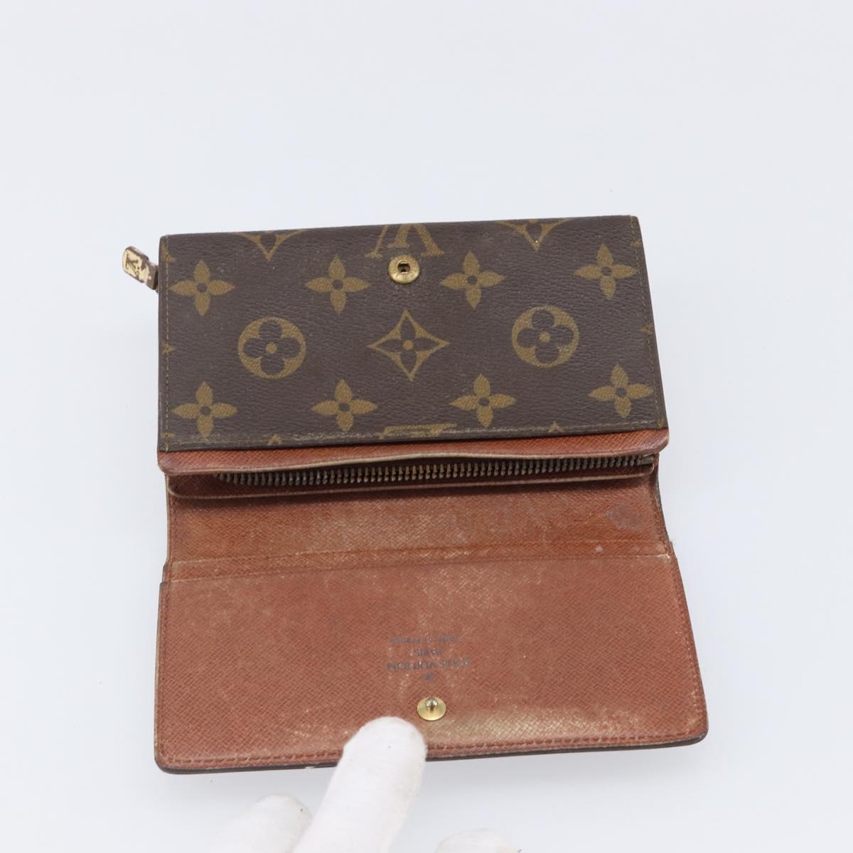 LOUIS VUITTON Monogram Wallet 5 Set LV Auth BA15479