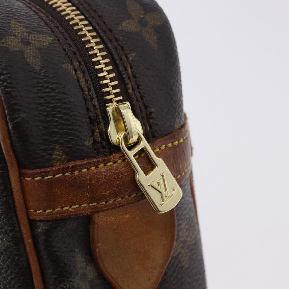 LOUIS VUITTON Monogram Compiegne 28 Clutch Bag M51845 LV Auth BA15480