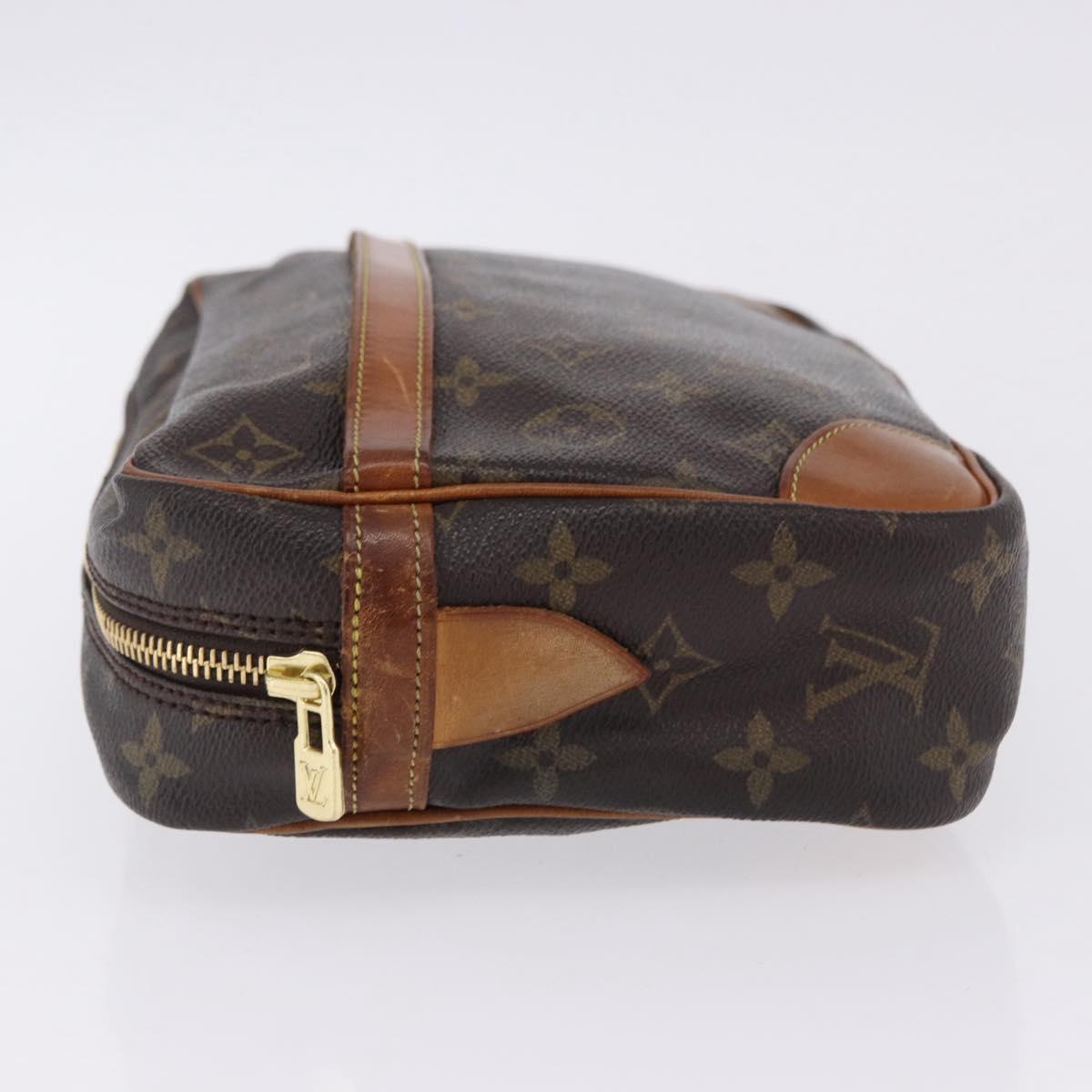 LOUIS VUITTON Monogram Compiegne 28 Clutch Bag M51845 LV Auth BA15480