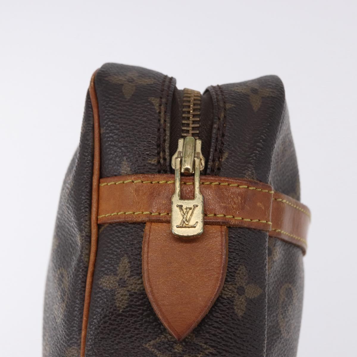 LOUIS VUITTON Monogram Compiegne 28 Clutch Bag M51845 LV Auth BA15481