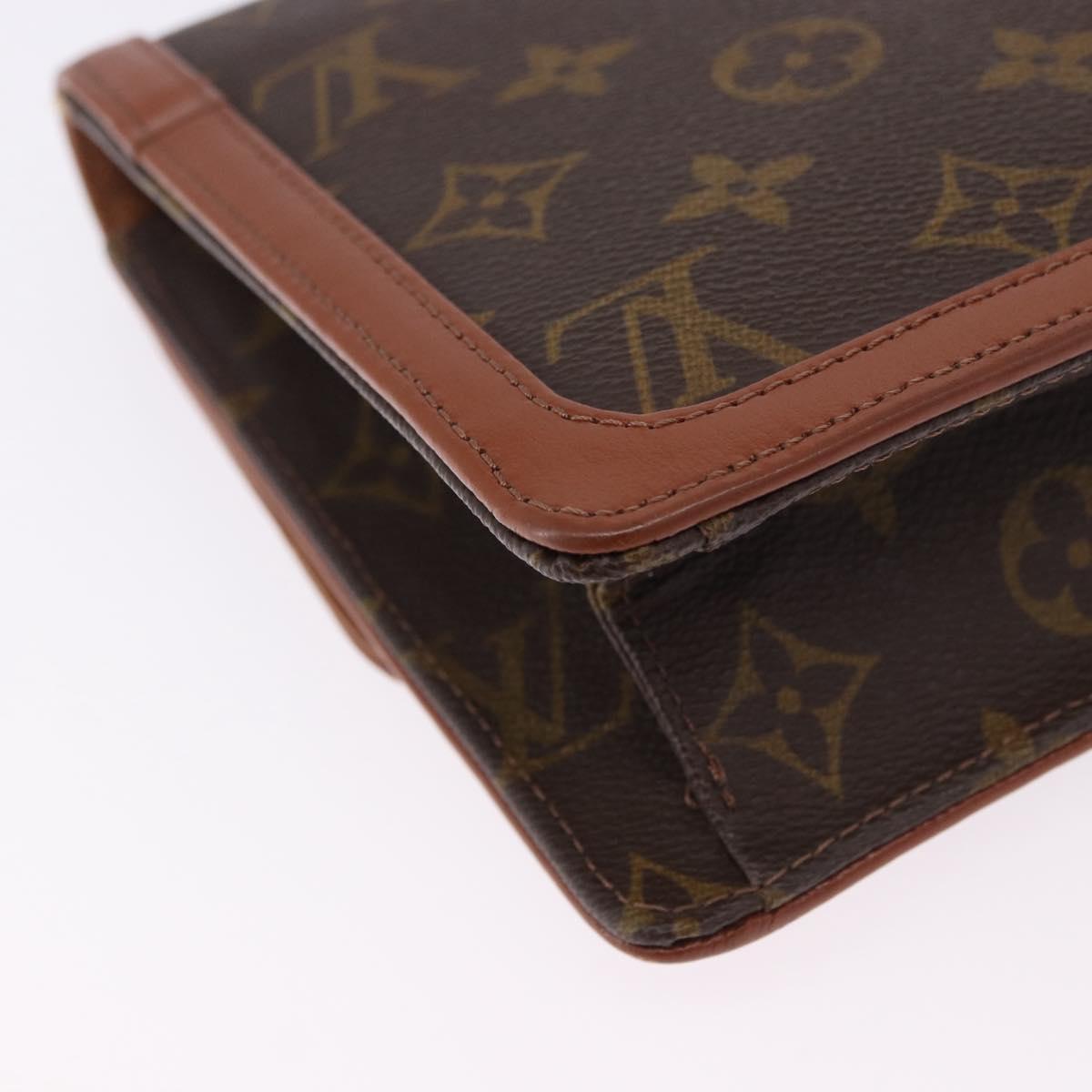 LOUIS VUITTON Monogram Pochette Dam GM Clutch Bag M51810 LV Auth BA15482