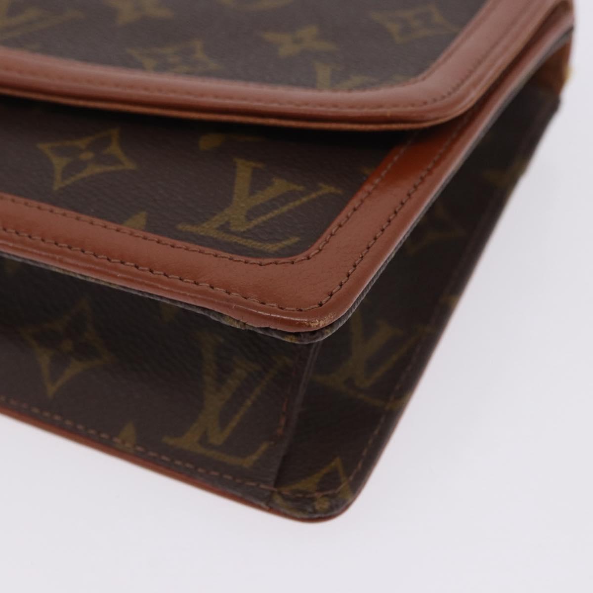 LOUIS VUITTON Monogram Pochette Dam GM Clutch Bag M51810 LV Auth BA15482