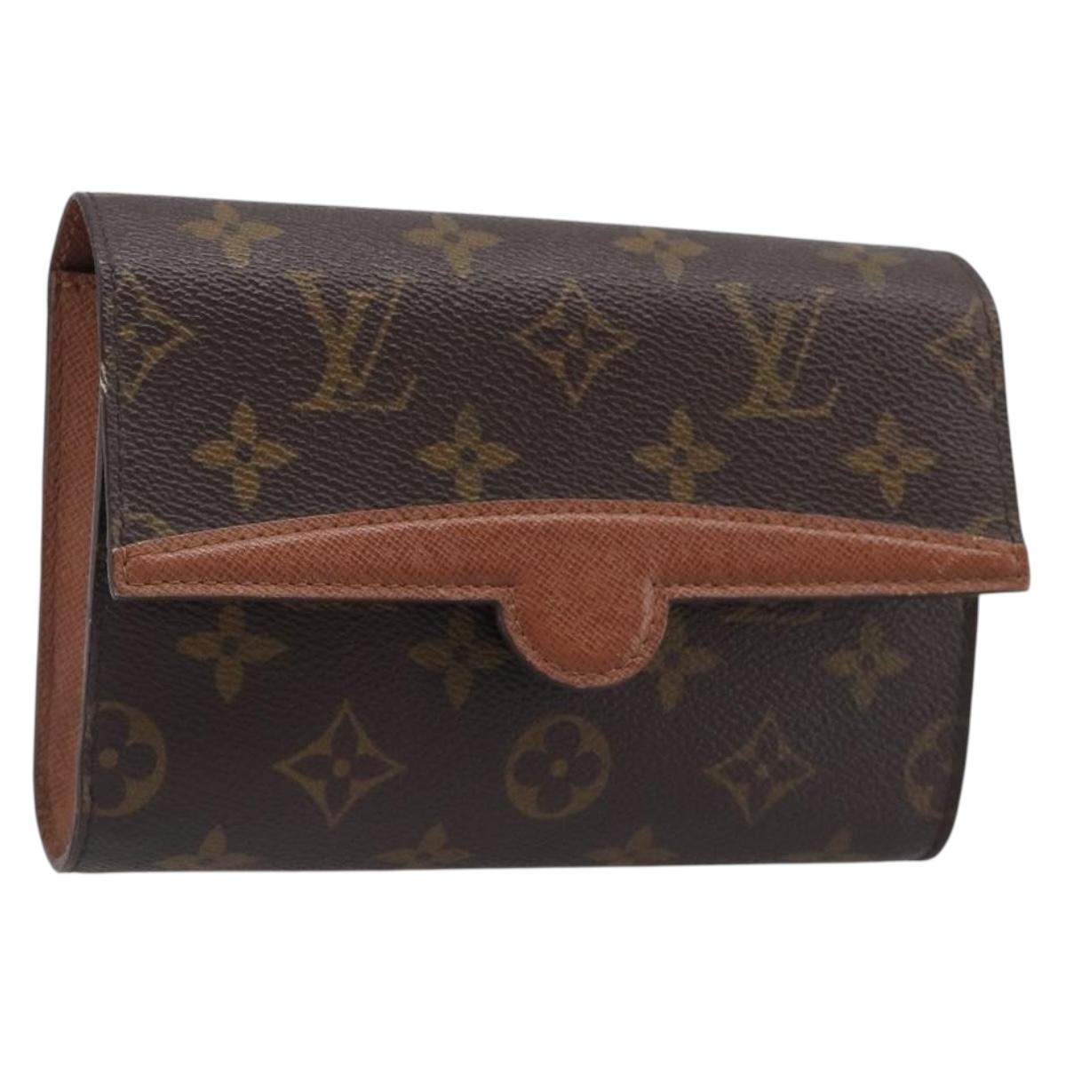LOUIS VUITTON Monogram Pochette Arche Waist Bag M51975 LV Auth BA15483