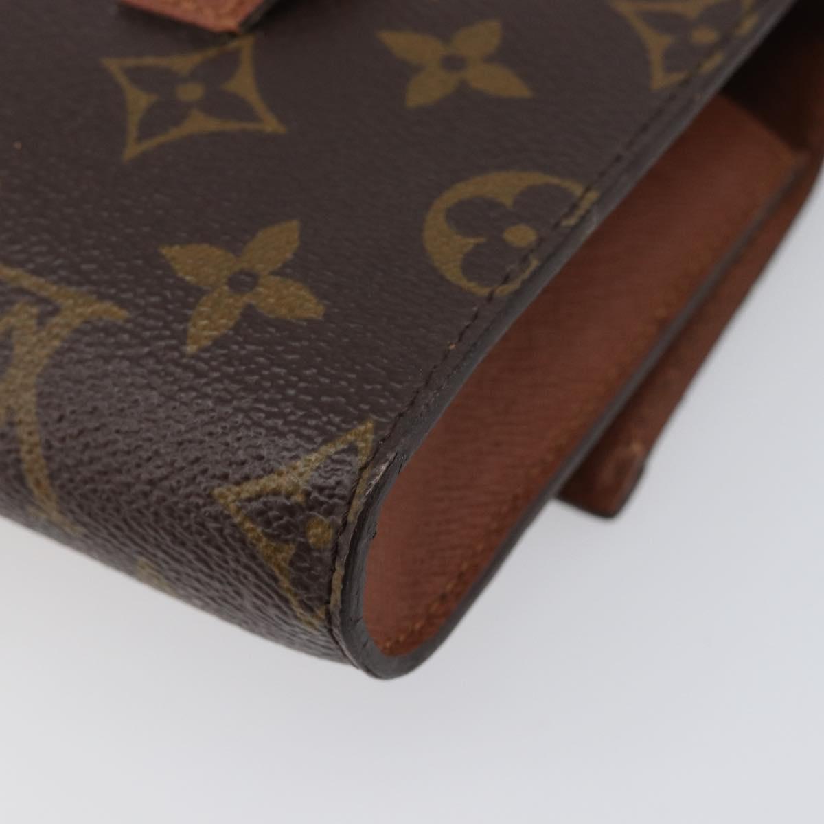 LOUIS VUITTON Monogram Pochette Arche Waist Bag M51975 LV Auth BA15483