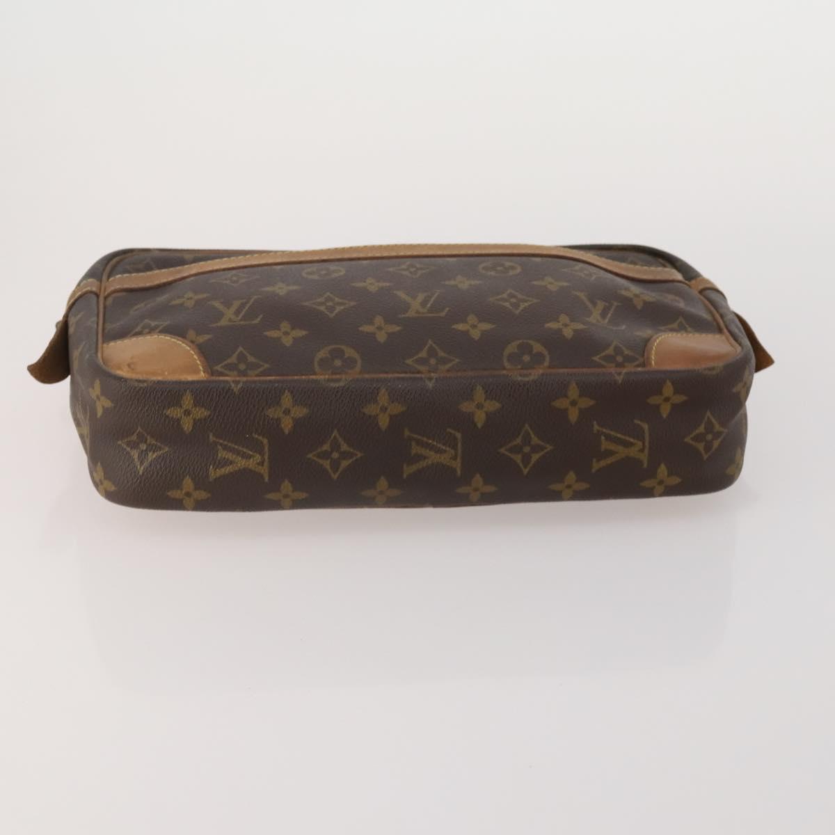 LOUIS VUITTON Monogram Clutch Bag 3 Set LV Auth BA15484