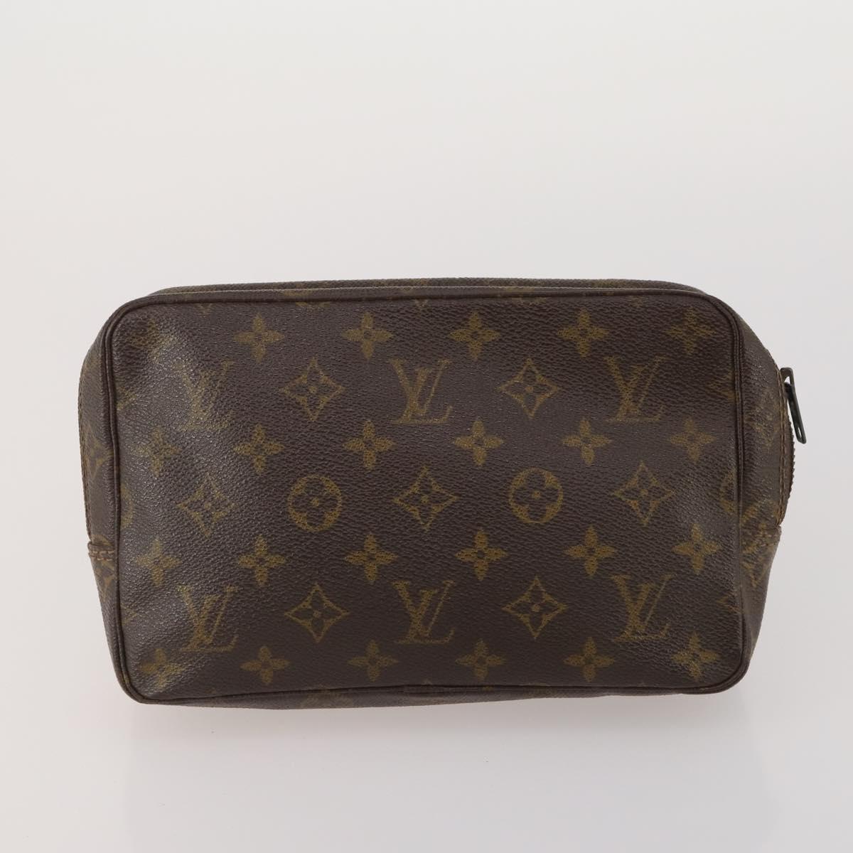 LOUIS VUITTON Monogram Clutch Bag 3 Set LV Auth BA15484