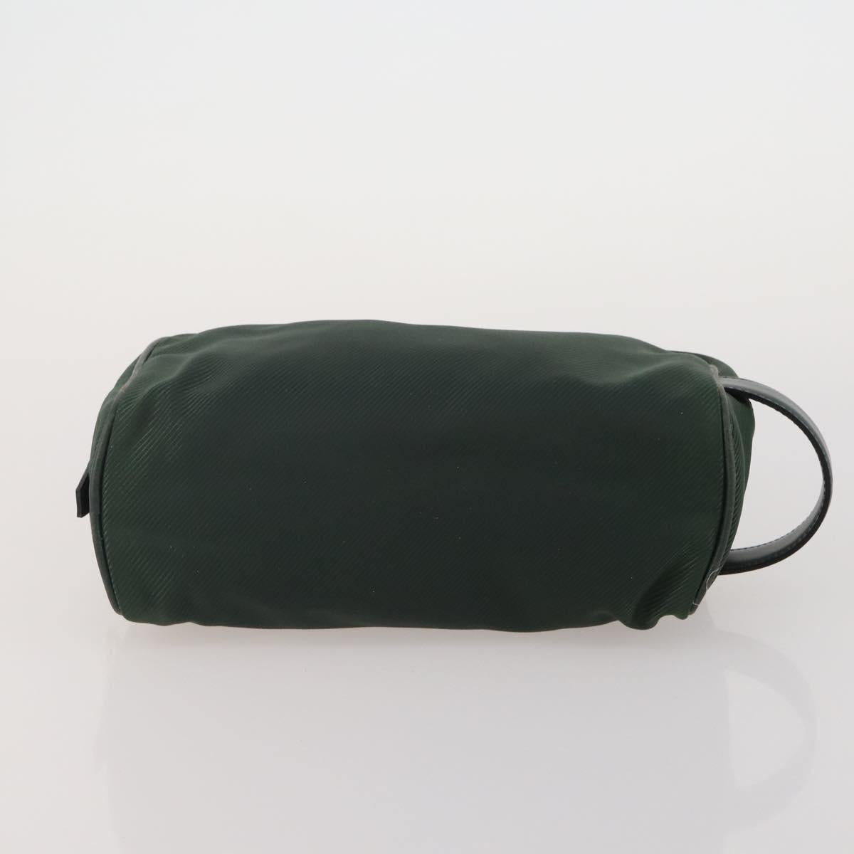 LOUIS VUITTON Epi Taiga Clutch Bag 2 Set Black Green LV Auth BA15485