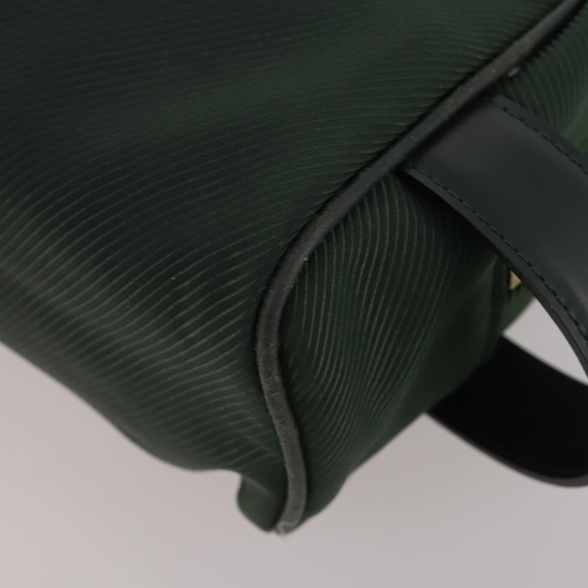 LOUIS VUITTON Epi Taiga Clutch Bag 2 Set Black Green LV Auth BA15485
