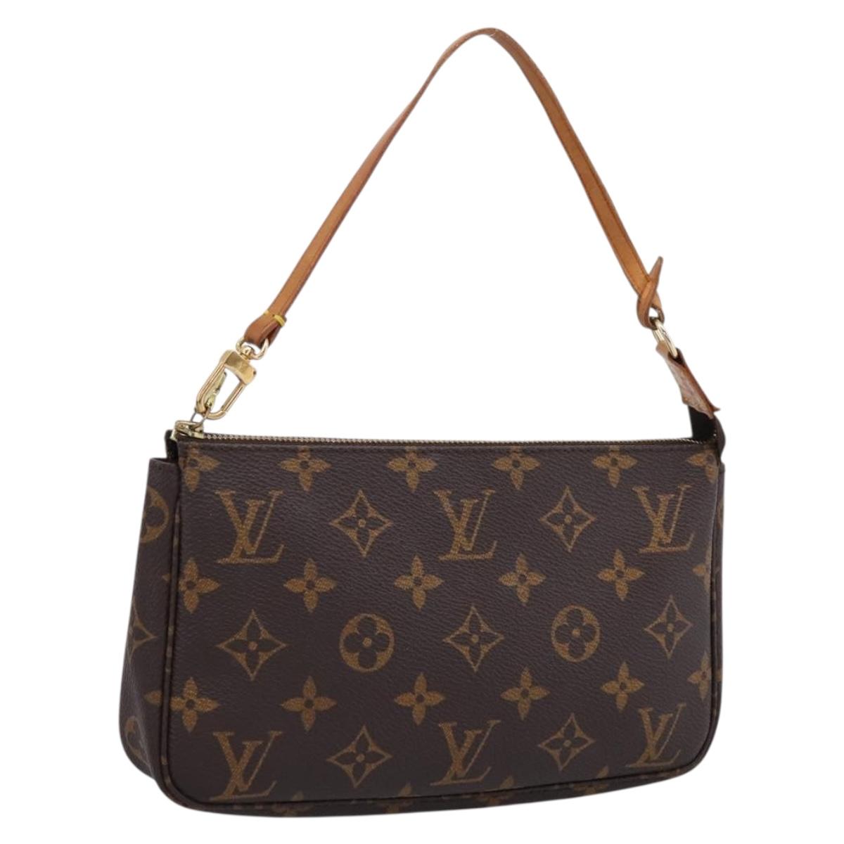 LOUIS VUITTON Monogram Pochette Accessoires Pouch M51980 LV Auth BA15494
