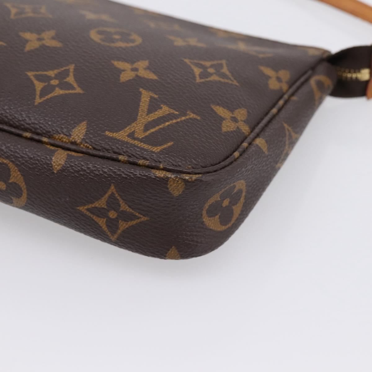 LOUIS VUITTON Monogram Pochette Accessoires Pouch M51980 LV Auth BA15494