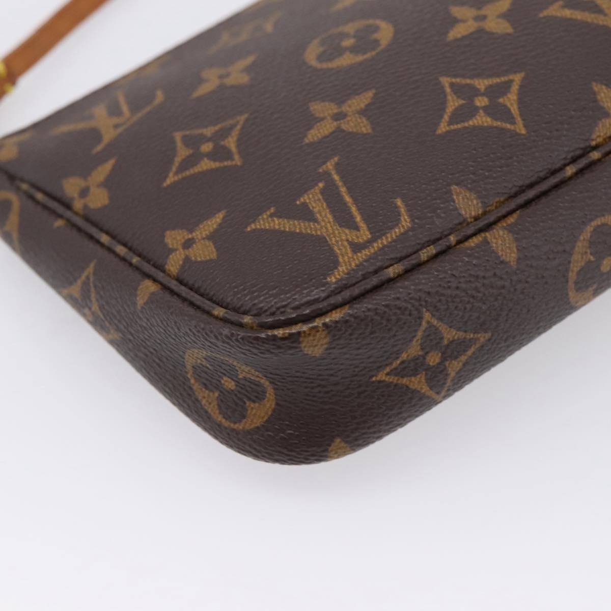 LOUIS VUITTON Monogram Pochette Accessoires Pouch M51980 LV Auth BA15494