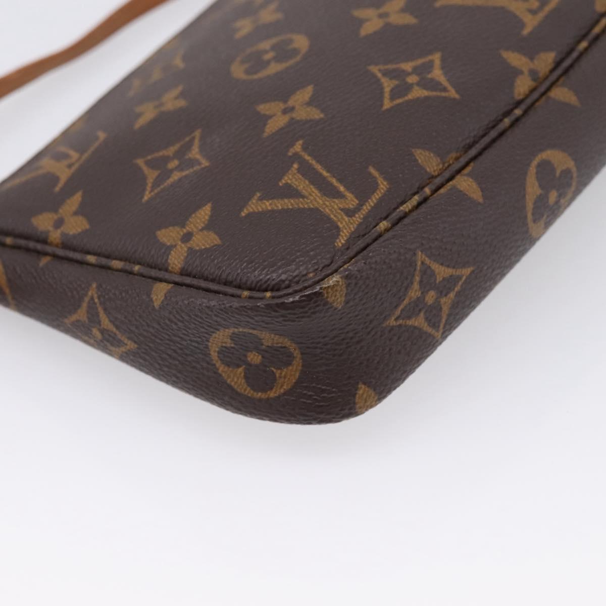 LOUIS VUITTON Monogram Pochette Accessoires Pouch M51980 LV Auth BA15494
