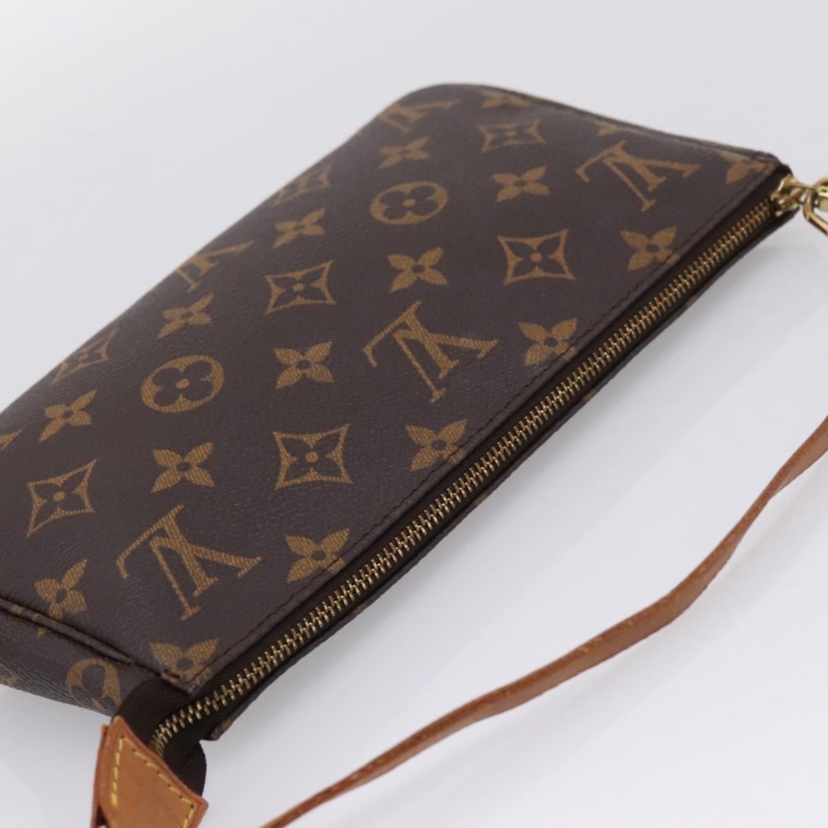 LOUIS VUITTON Monogram Pochette Accessoires Pouch M51980 LV Auth BA15494