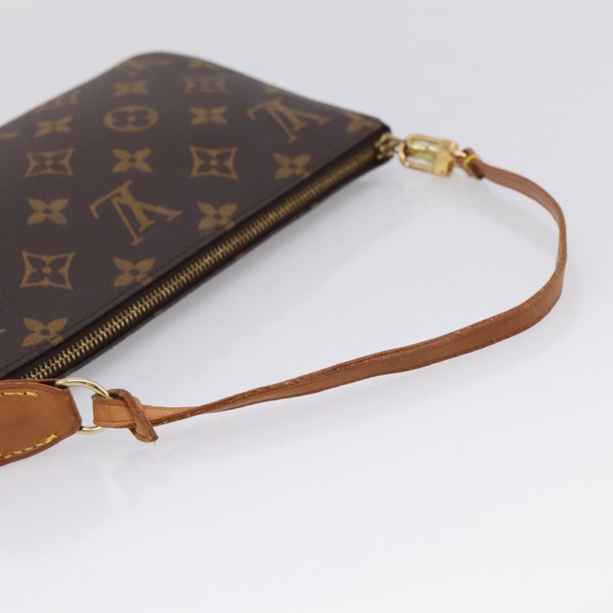LOUIS VUITTON Monogram Pochette Accessoires Pouch M51980 LV Auth BA15494