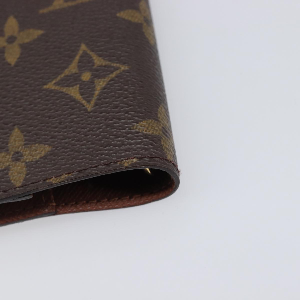 LOUIS VUITTON Monogram Agenda PM Day Planner Cover R20005 LV Auth BA15498