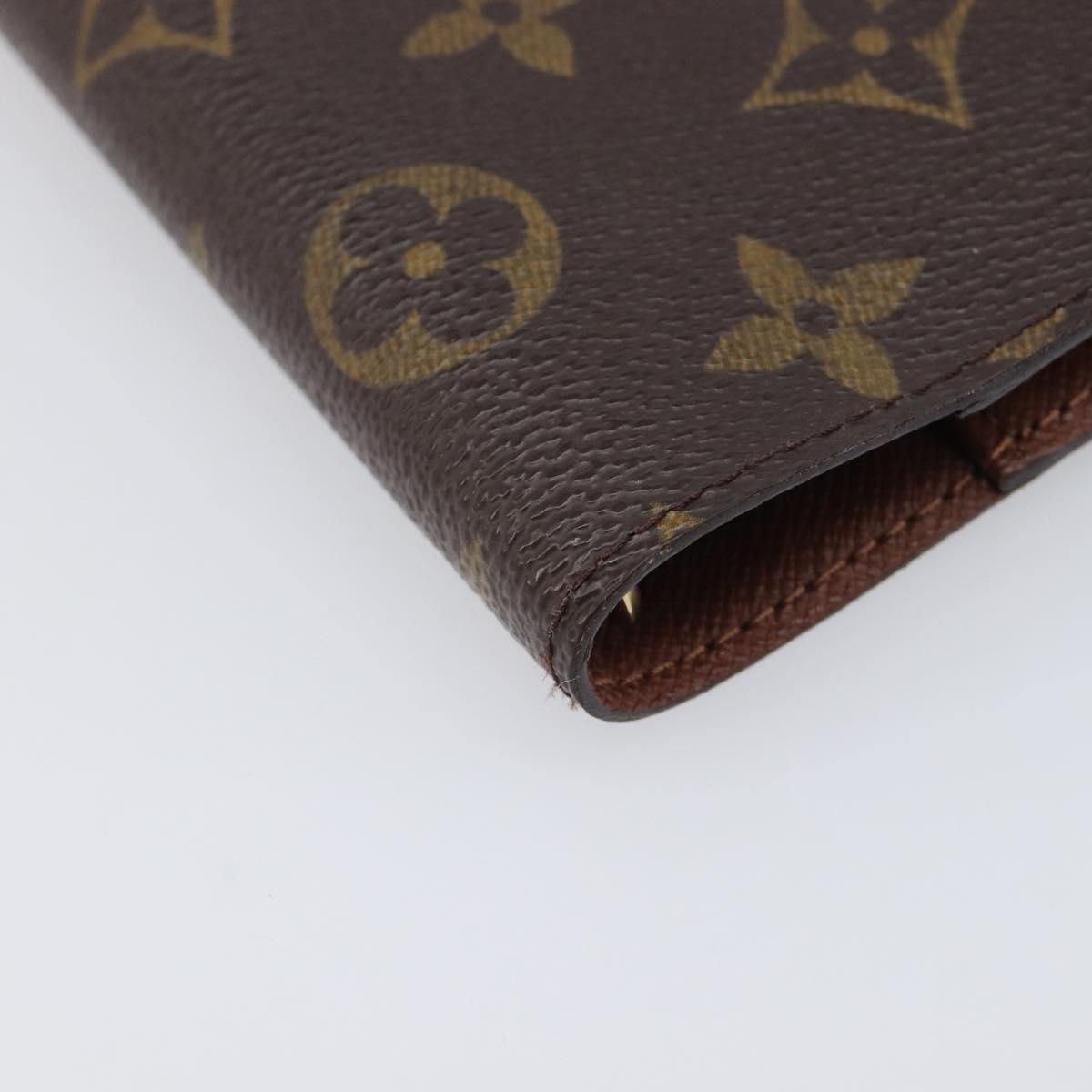 LOUIS VUITTON Monogram Agenda PM Day Planner Cover R20005 LV Auth BA15498