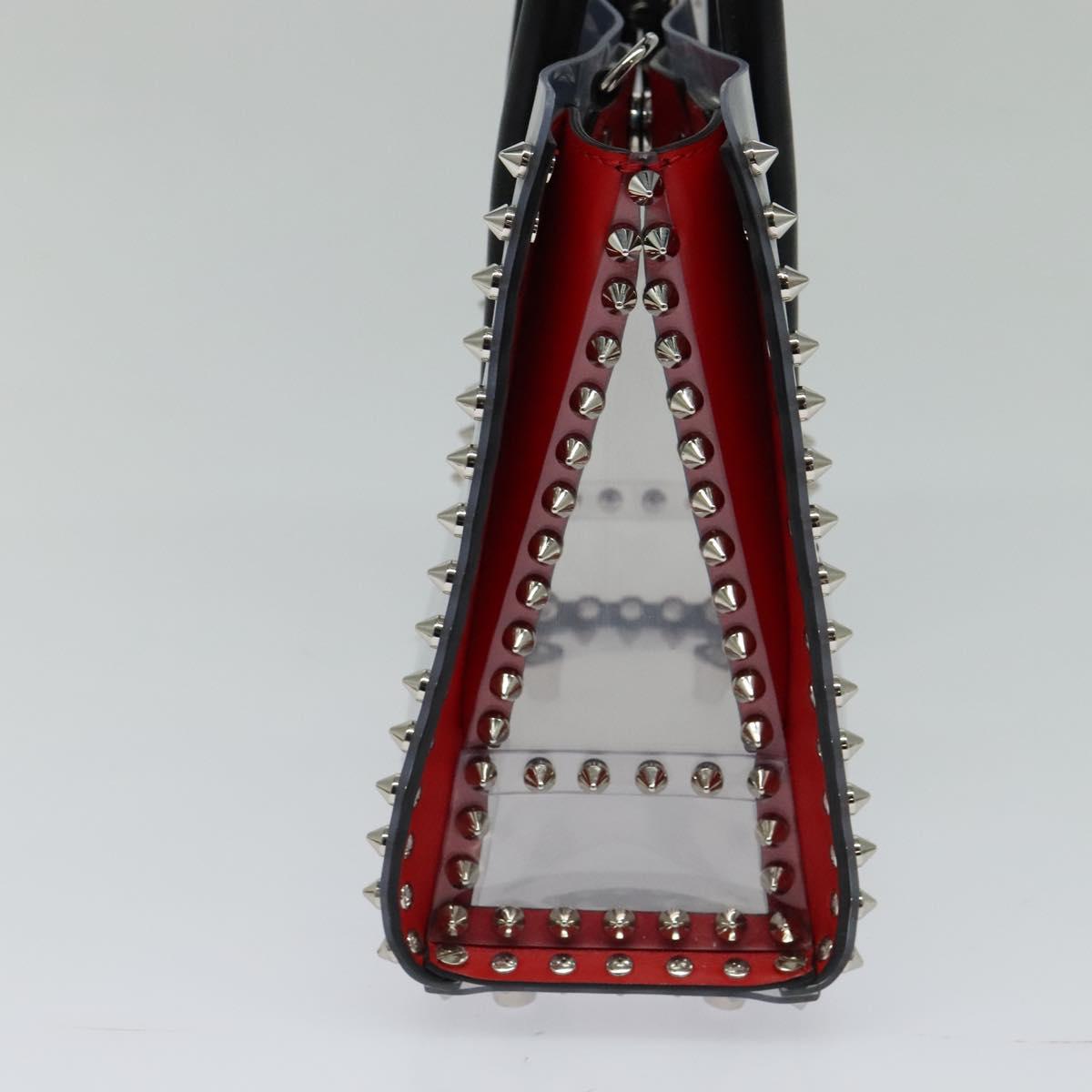 Christian Louboutin Hand Bag Vinyl 2way Clear Auth BA154A