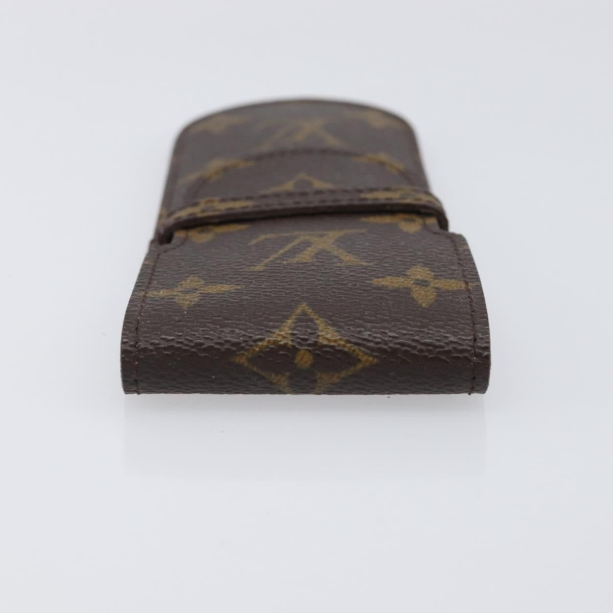 LOUIS VUITTON Monogram Etui Stylo Pen Case M62990 LV Auth BA15503