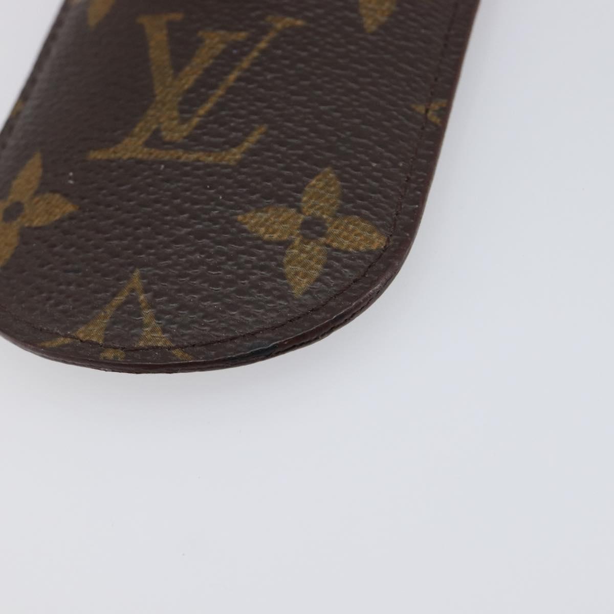 LOUIS VUITTON Monogram Etui Stylo Pen Case M62990 LV Auth BA15503